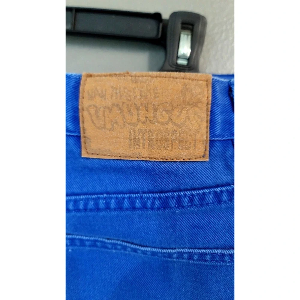 Vintage Umungus Introspect‎ Men's Blue Denim Jean Shorts, 90s Style, Size 40